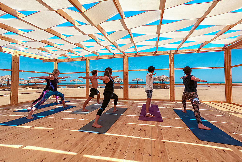 Yoga Studio am Kitecenter in El Gouna